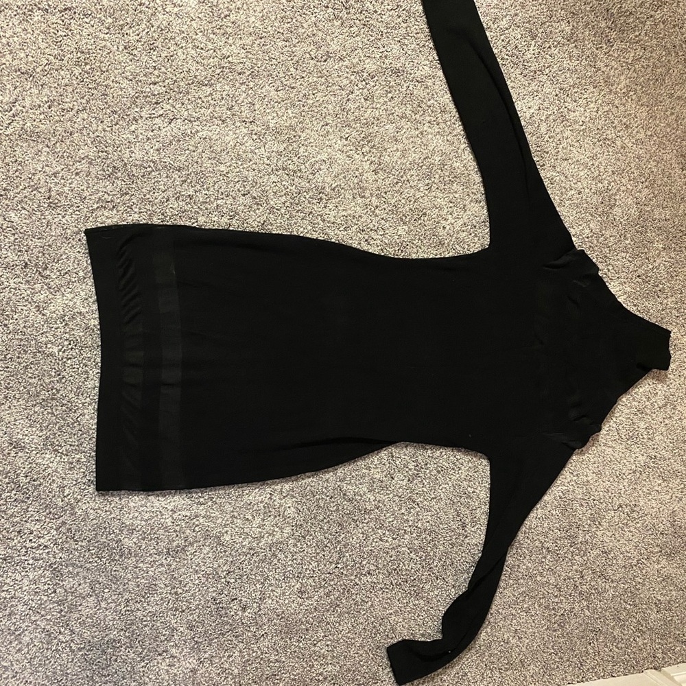 ASOS Black Mini Sweater Dress
